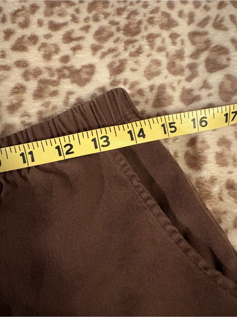 Vintage Brown Cropped Pants Size Large - Picture 3 of 9